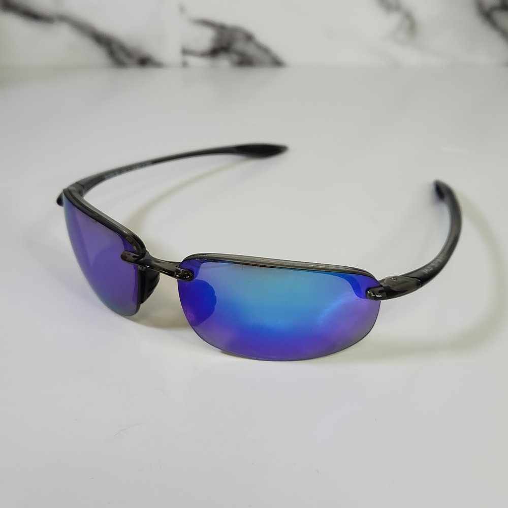 Maui Jim Polarized Sunglasses MJ Sport. Ho'okipa MJ-407 Blue Lenses - Picture 5 of 12